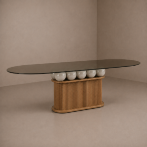 SPHERE-DINING-TABLE-M-3,00 M | 10 PERSONNES